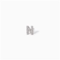 Orecchini Mabina Donna A, B, COOL in Argento Zircone 563569N - 563569N